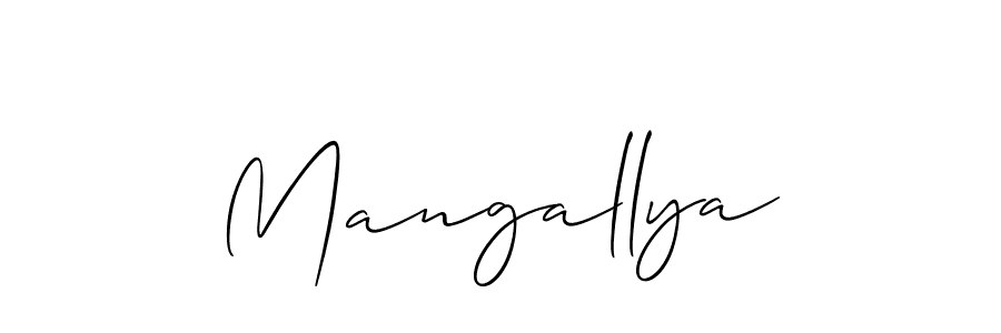 if you are searching for the best signature style for your name Mangallya. so please give up your signature search. here we have designed multiple signature styles  using Allison_Script. Mangallya signature style 2 images and pictures png