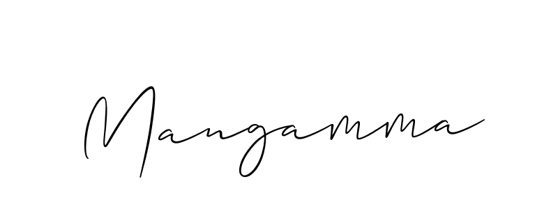 Make a beautiful signature design for name Mangamma. Use this online signature maker to create a handwritten signature for free. Mangamma signature style 2 images and pictures png