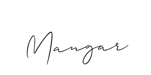 if you are searching for the best signature style for your name Mangar. so please give up your signature search. here we have designed multiple signature styles  using Allison_Script. Mangar signature style 2 images and pictures png