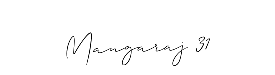 Design your own signature with our free online signature maker. With this signature software, you can create a handwritten (Allison_Script) signature for name Mangaraj 31. Mangaraj 31 signature style 2 images and pictures png