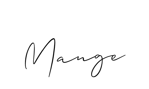 if you are searching for the best signature style for your name Mange. so please give up your signature search. here we have designed multiple signature styles  using Allison_Script. Mange signature style 2 images and pictures png