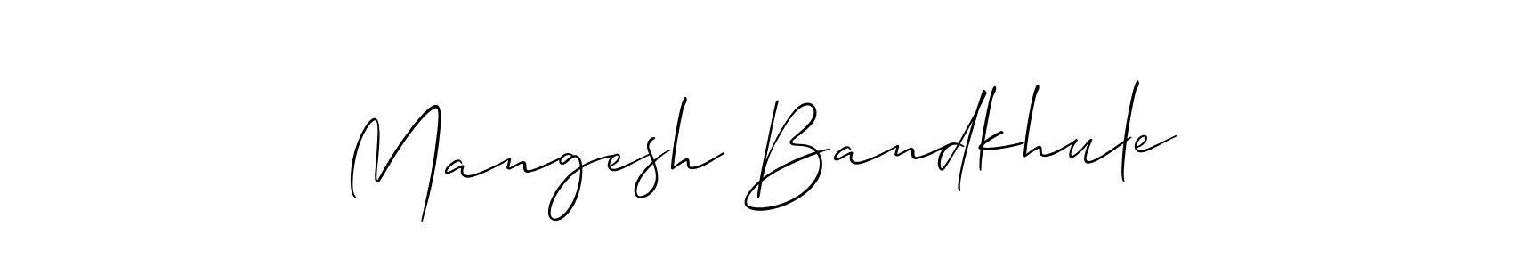 How to Draw Mangesh Bandkhule signature style? Allison_Script is a latest design signature styles for name Mangesh Bandkhule. Mangesh Bandkhule signature style 2 images and pictures png