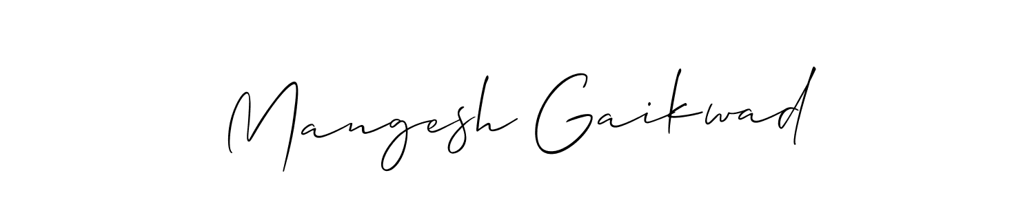 Make a beautiful signature design for name Mangesh Gaikwad. Use this online signature maker to create a handwritten signature for free. Mangesh Gaikwad signature style 2 images and pictures png