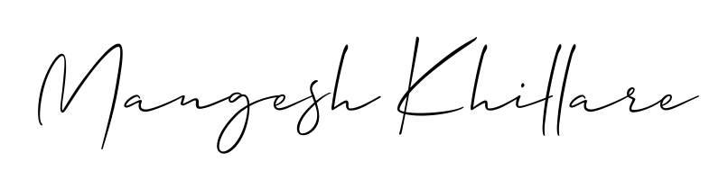 Give your name Mangesh Khillare an exquisite flair with the Allison_Script script font. Ideal for contracts, resumes, and formal letterheads. Mangesh Khillare signature style 2 images and pictures png