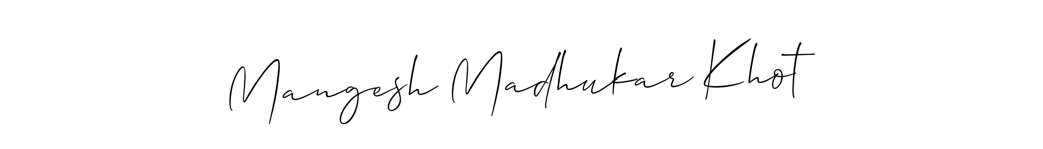 Similarly Allison_Script is the best handwritten signature design. Signature creator online .You can use it as an online autograph creator for name Mangesh Madhukar Khot. Mangesh Madhukar Khot signature style 2 images and pictures png