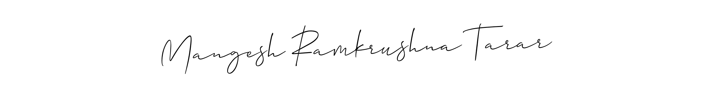 See photos of Mangesh Ramkrushna Tarar official signature by Spectra . Check more albums & portfolios. Read reviews & check more about Allison_Script font. Mangesh Ramkrushna Tarar signature style 2 images and pictures png