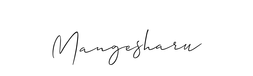 Make a short Mangesharu signature style. Manage your documents anywhere anytime using Allison_Script. Create and add eSignatures, submit forms, share and send files easily. Mangesharu signature style 2 images and pictures png