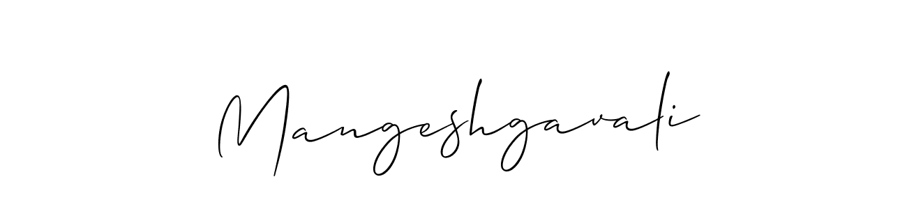 How to Draw Mangeshgavali signature style? Allison_Script is a latest design signature styles for name Mangeshgavali. Mangeshgavali signature style 2 images and pictures png