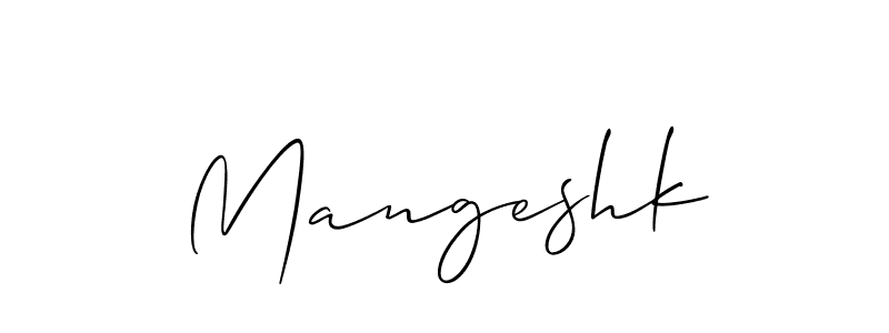Here are the top 10 professional signature styles for the name Mangeshk. These are the best autograph styles you can use for your name. Mangeshk signature style 2 images and pictures png