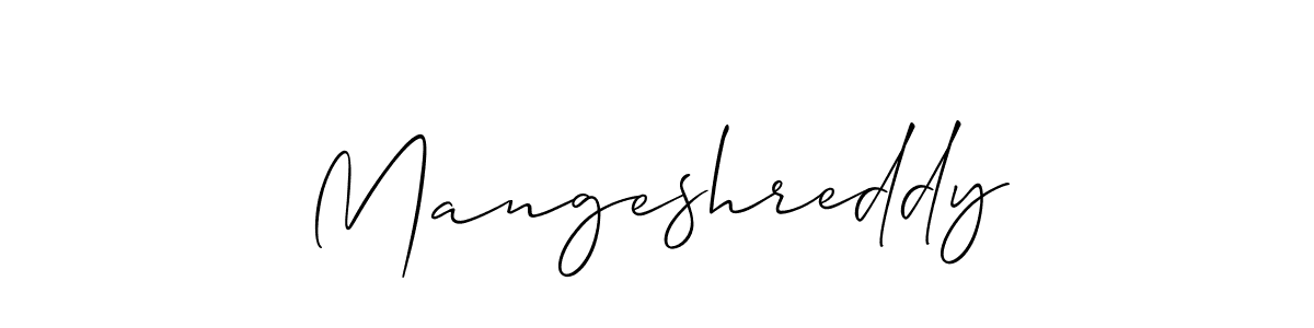 You can use this online signature creator to create a handwritten signature for the name Mangeshreddy. This is the best online autograph maker. Mangeshreddy signature style 2 images and pictures png