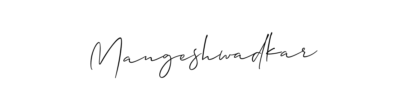 Best and Professional Signature Style for Mangeshwadkar. Allison_Script Best Signature Style Collection. Mangeshwadkar signature style 2 images and pictures png