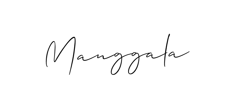 Manggala stylish signature style. Best Handwritten Sign (Allison_Script) for my name. Handwritten Signature Collection Ideas for my name Manggala. Manggala signature style 2 images and pictures png