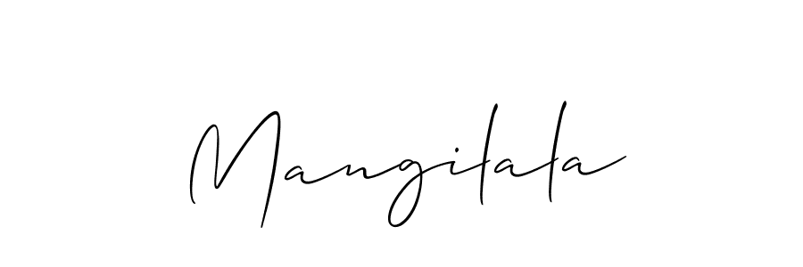 Also You can easily find your signature by using the search form. We will create Mangilala name handwritten signature images for you free of cost using Allison_Script sign style. Mangilala signature style 2 images and pictures png