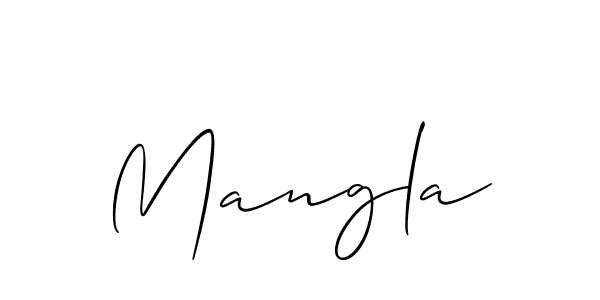 if you are searching for the best signature style for your name Mangla. so please give up your signature search. here we have designed multiple signature styles  using Allison_Script. Mangla signature style 2 images and pictures png