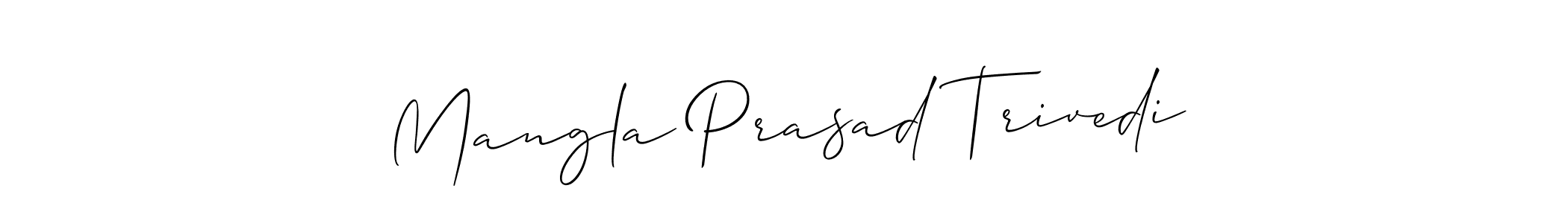 Here are the top 10 professional signature styles for the name Mangla Prasad Trivedi. These are the best autograph styles you can use for your name. Mangla Prasad Trivedi signature style 2 images and pictures png