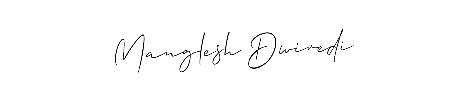 It looks lik you need a new signature style for name Manglesh Dwivedi. Design unique handwritten (Allison_Script) signature with our free signature maker in just a few clicks. Manglesh Dwivedi signature style 2 images and pictures png