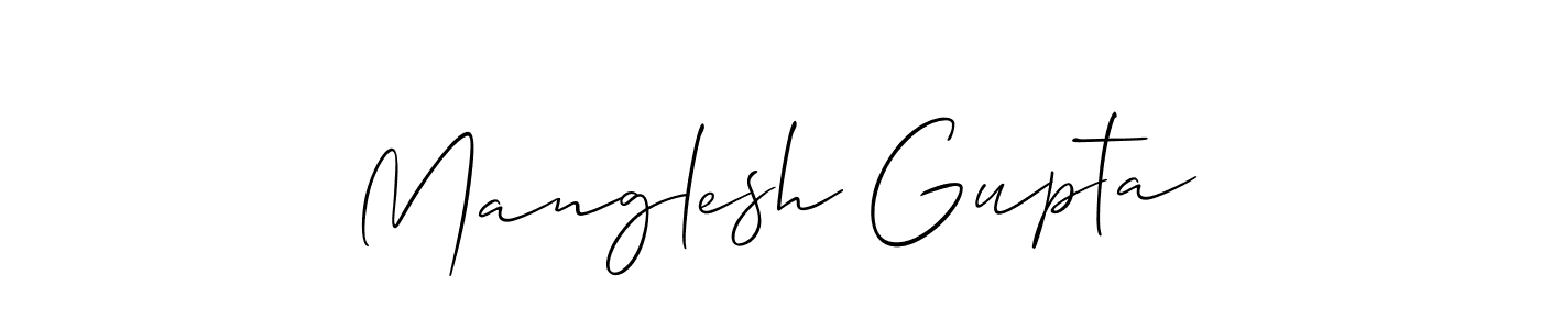 Best and Professional Signature Style for Manglesh Gupta. Allison_Script Best Signature Style Collection. Manglesh Gupta signature style 2 images and pictures png
