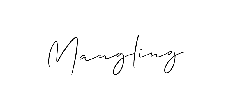 This is the best signature style for the Mangling name. Also you like these signature font (Allison_Script). Mix name signature. Mangling signature style 2 images and pictures png