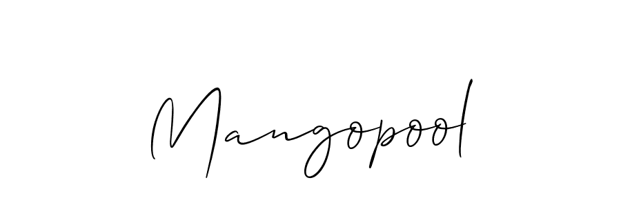 Best and Professional Signature Style for Mangopool. Allison_Script Best Signature Style Collection. Mangopool signature style 2 images and pictures png