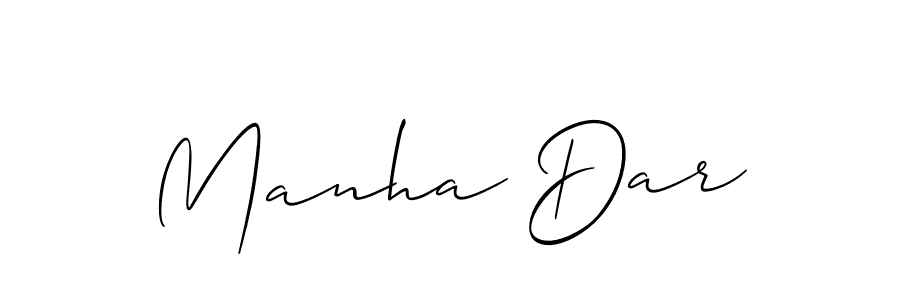 Similarly Allison_Script is the best handwritten signature design. Signature creator online .You can use it as an online autograph creator for name Manha Dar. Manha Dar signature style 2 images and pictures png