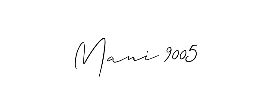 How to make Mani 9005 signature? Allison_Script is a professional autograph style. Create handwritten signature for Mani 9005 name. Mani 9005 signature style 2 images and pictures png