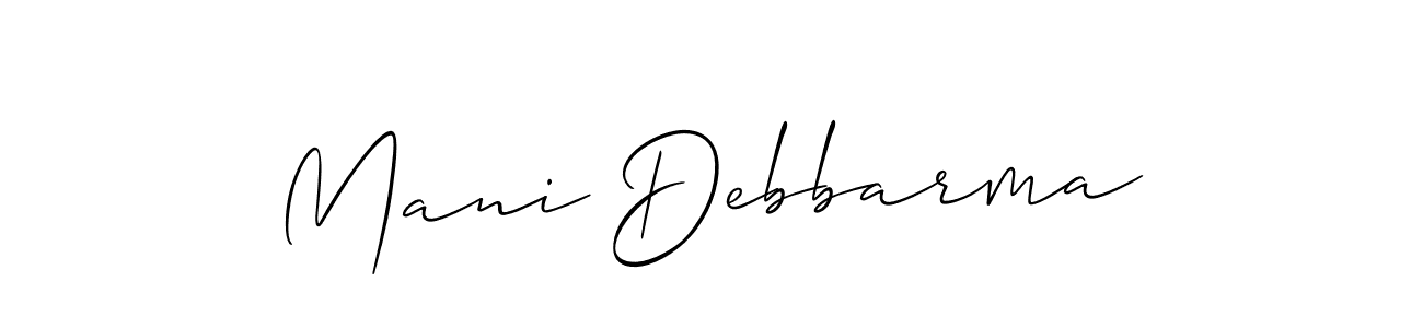 Make a beautiful signature design for name Mani Debbarma. Use this online signature maker to create a handwritten signature for free. Mani Debbarma signature style 2 images and pictures png