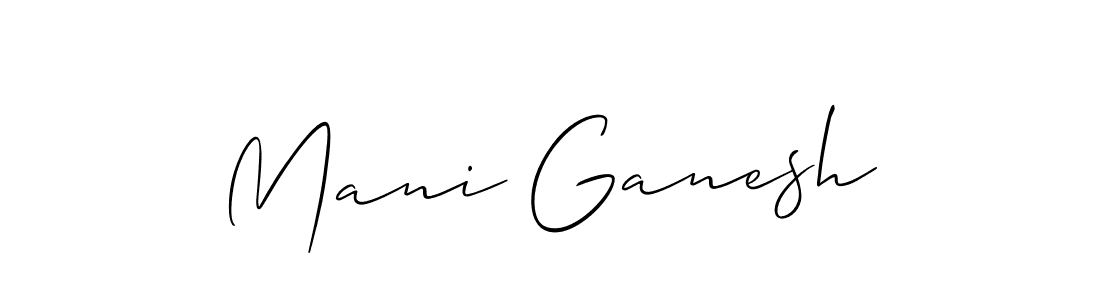 Once you've used our free online signature maker to create your best signature Allison_Script style, it's time to enjoy all of the benefits that Mani Ganesh name signing documents. Mani Ganesh signature style 2 images and pictures png