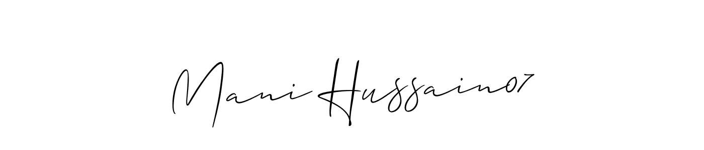 See photos of Mani Hussain07 official signature by Spectra . Check more albums & portfolios. Read reviews & check more about Allison_Script font. Mani Hussain07 signature style 2 images and pictures png