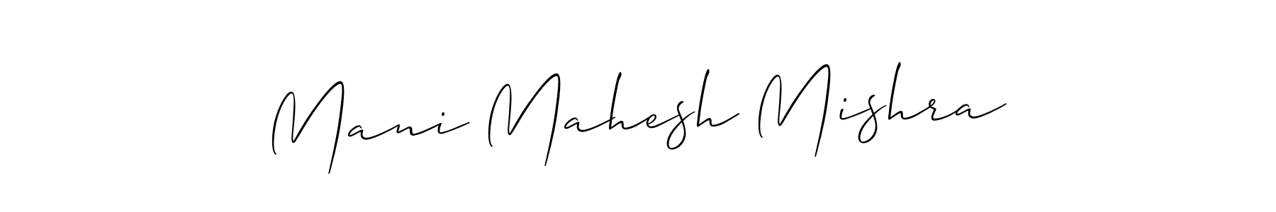 Also You can easily find your signature by using the search form. We will create Mani Mahesh Mishra name handwritten signature images for you free of cost using Allison_Script sign style. Mani Mahesh Mishra signature style 2 images and pictures png