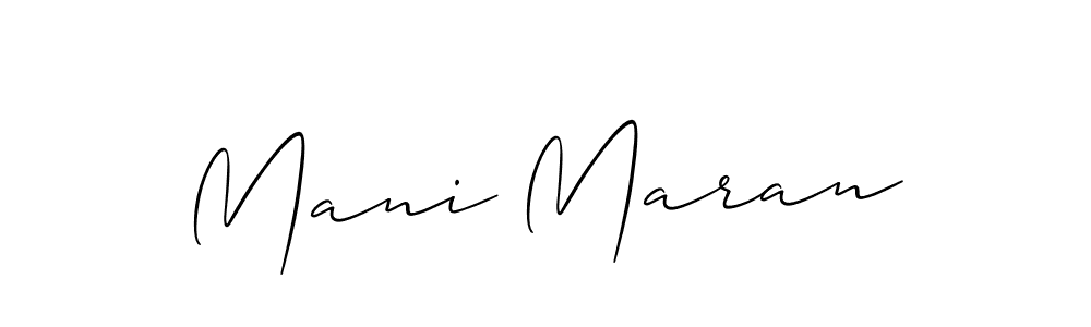 Similarly Allison_Script is the best handwritten signature design. Signature creator online .You can use it as an online autograph creator for name Mani Maran. Mani Maran signature style 2 images and pictures png