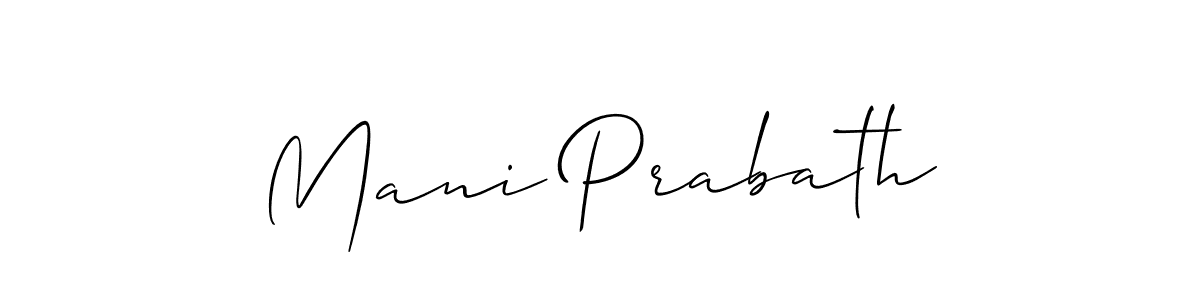 Best and Professional Signature Style for Mani Prabath. Allison_Script Best Signature Style Collection. Mani Prabath signature style 2 images and pictures png