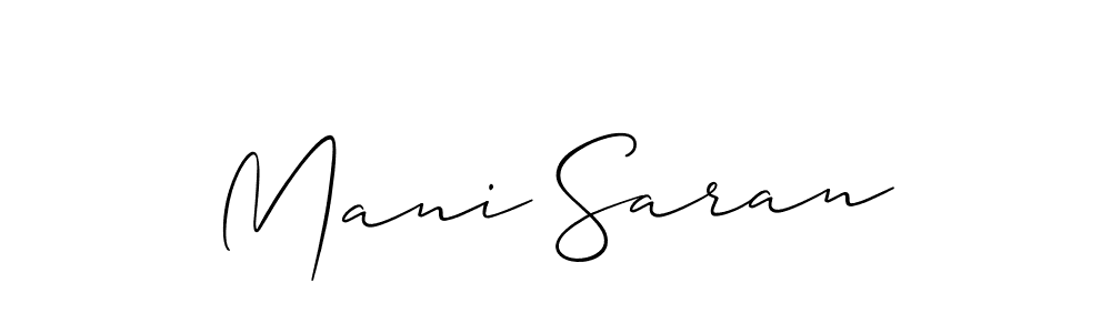 Once you've used our free online signature maker to create your best signature Allison_Script style, it's time to enjoy all of the benefits that Mani Saran name signing documents. Mani Saran signature style 2 images and pictures png