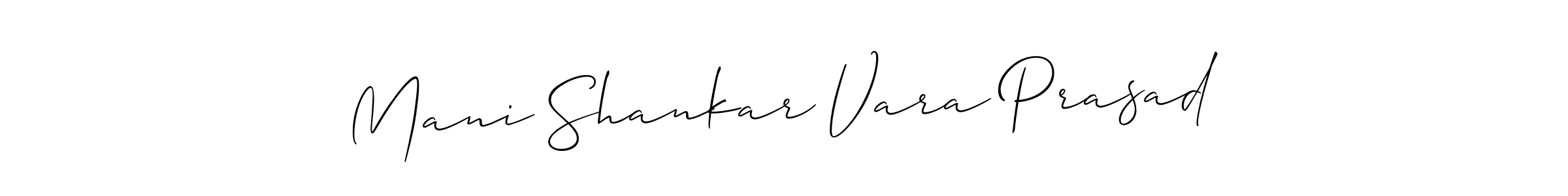 Design your own signature with our free online signature maker. With this signature software, you can create a handwritten (Allison_Script) signature for name Mani Shankar Vara Prasad. Mani Shankar Vara Prasad signature style 2 images and pictures png