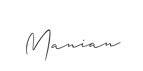 How to make Manian name signature. Use Allison_Script style for creating short signs online. This is the latest handwritten sign. Manian signature style 2 images and pictures png