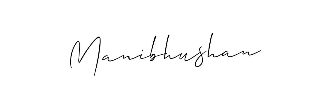 How to make Manibhushan name signature. Use Allison_Script style for creating short signs online. This is the latest handwritten sign. Manibhushan signature style 2 images and pictures png