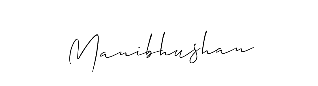 How to make Manibhushan name signature. Use Allison_Script style for creating short signs online. This is the latest handwritten sign. Manibhushan signature style 2 images and pictures png