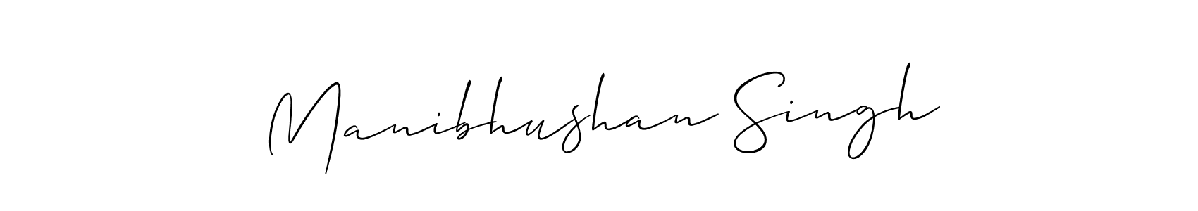 Make a short Manibhushan Singh signature style. Manage your documents anywhere anytime using Allison_Script. Create and add eSignatures, submit forms, share and send files easily. Manibhushan Singh signature style 2 images and pictures png