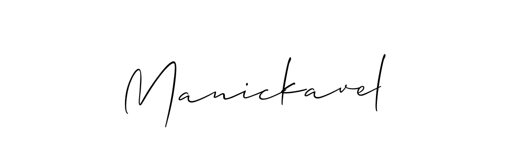 Allison_Script is a professional signature style that is perfect for those who want to add a touch of class to their signature. It is also a great choice for those who want to make their signature more unique. Get Manickavel name to fancy signature for free. Manickavel signature style 2 images and pictures png