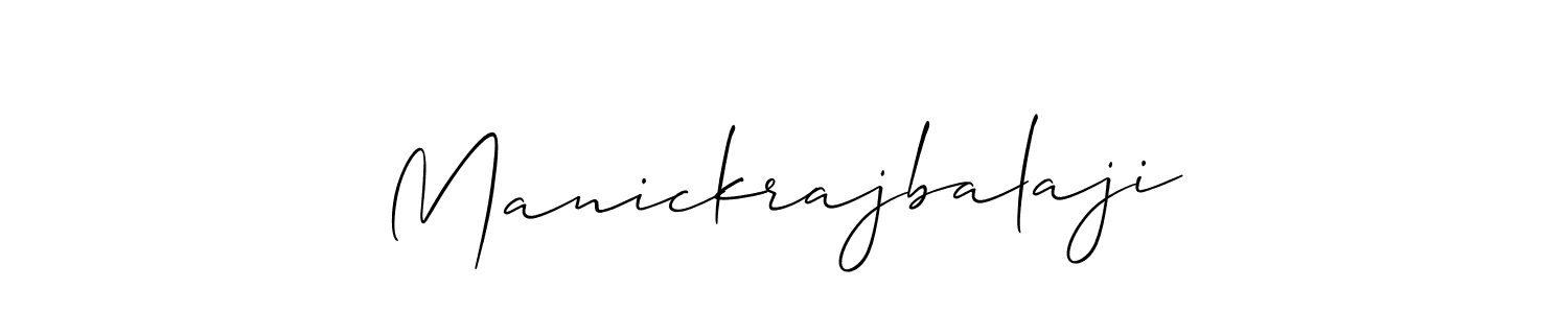 You should practise on your own different ways (Allison_Script) to write your name (Manickrajbalaji) in signature. don't let someone else do it for you. Manickrajbalaji signature style 2 images and pictures png