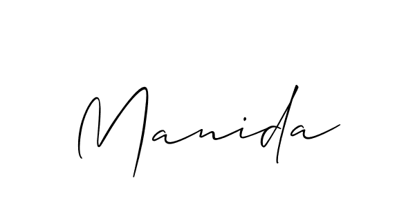 Best and Professional Signature Style for Manida. Allison_Script Best Signature Style Collection. Manida signature style 2 images and pictures png