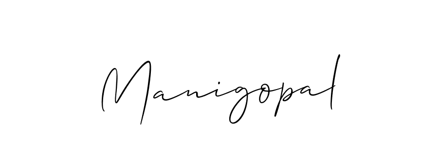How to make Manigopal name signature. Use Allison_Script style for creating short signs online. This is the latest handwritten sign. Manigopal signature style 2 images and pictures png