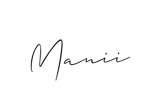 Also You can easily find your signature by using the search form. We will create Manii name handwritten signature images for you free of cost using Allison_Script sign style. Manii signature style 2 images and pictures png
