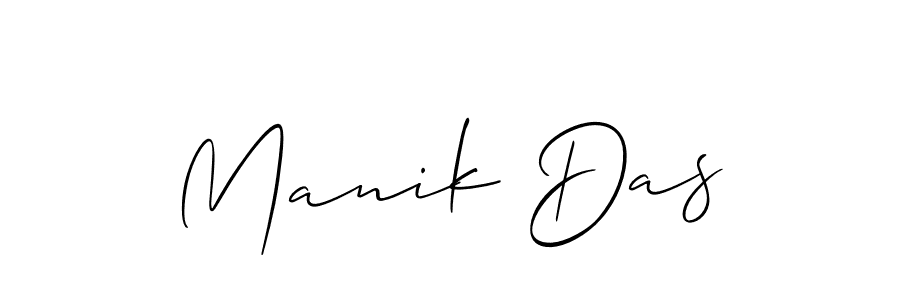 How to make Manik Das name signature. Use Allison_Script style for creating short signs online. This is the latest handwritten sign. Manik Das signature style 2 images and pictures png