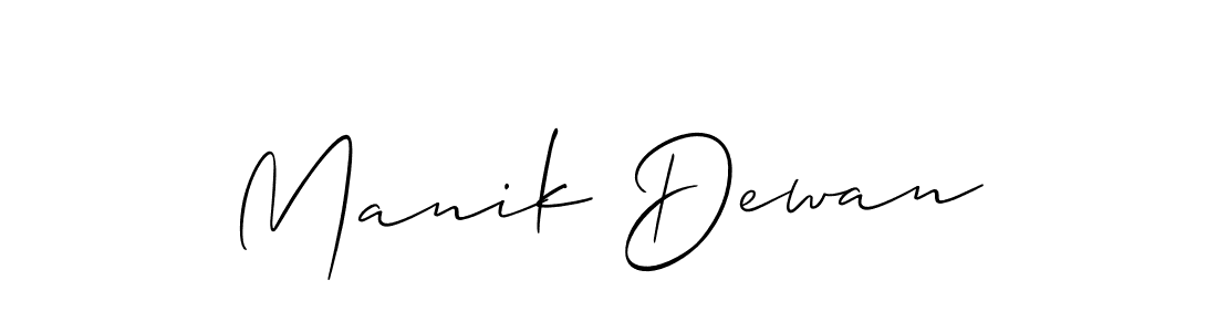 Best and Professional Signature Style for Manik Dewan. Allison_Script Best Signature Style Collection. Manik Dewan signature style 2 images and pictures png