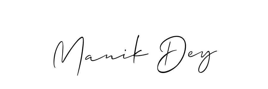 Similarly Allison_Script is the best handwritten signature design. Signature creator online .You can use it as an online autograph creator for name Manik Dey. Manik Dey signature style 2 images and pictures png