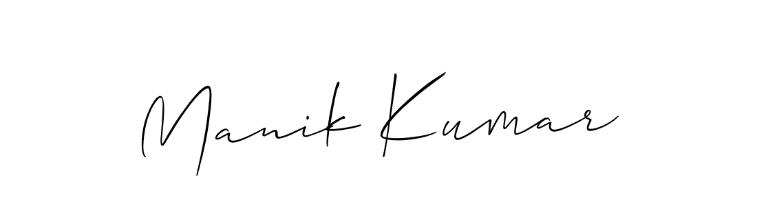 Make a beautiful signature design for name Manik Kumar. Use this online signature maker to create a handwritten signature for free. Manik Kumar signature style 2 images and pictures png