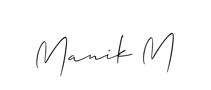 You can use this online signature creator to create a handwritten signature for the name Manik M. This is the best online autograph maker. Manik M signature style 2 images and pictures png