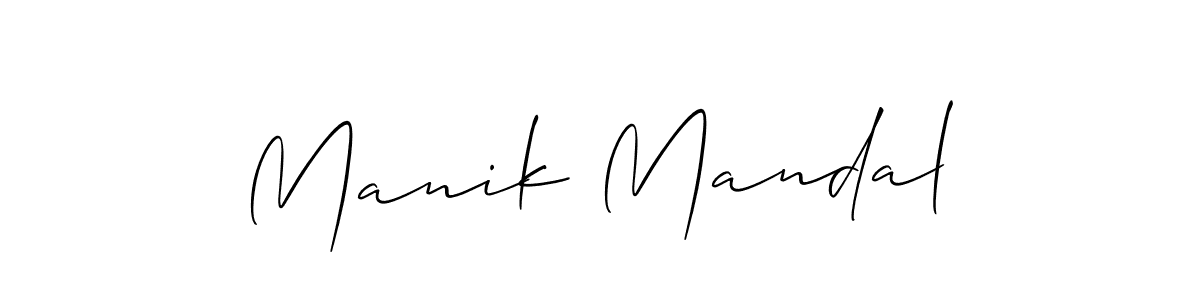 This is the best signature style for the Manik Mandal name. Also you like these signature font (Allison_Script). Mix name signature. Manik Mandal signature style 2 images and pictures png