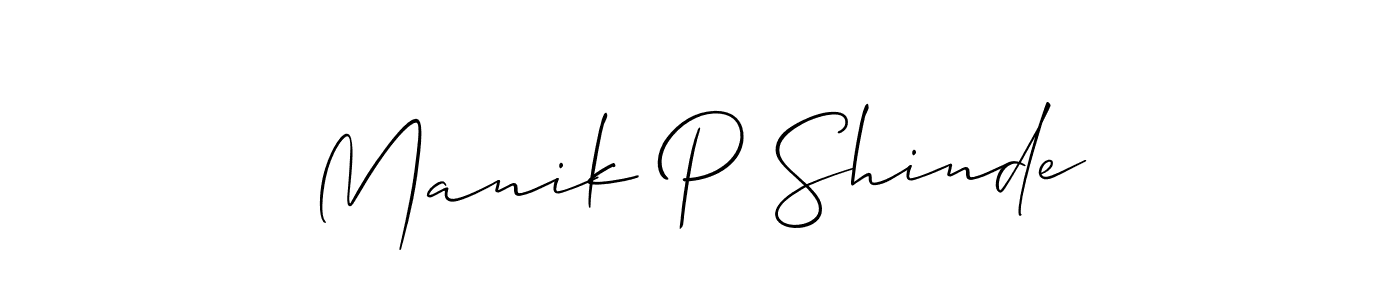 Check out images of Autograph of Manik P Shinde name. Actor Manik P Shinde Signature Style. Allison_Script is a professional sign style online. Manik P Shinde signature style 2 images and pictures png