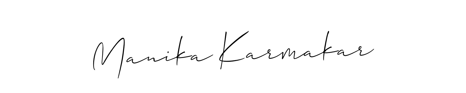 You can use this online signature creator to create a handwritten signature for the name Manika Karmakar. This is the best online autograph maker. Manika Karmakar signature style 2 images and pictures png